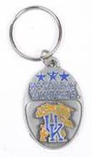 Kentucky Wildcats pewter keychains