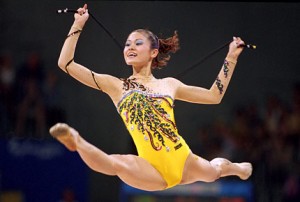 picture of a gymnast.