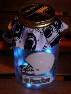 Penn State Lighted Mason Jar